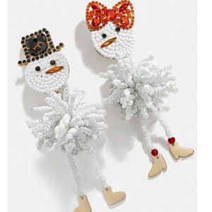 NWT BaubleBar Mr. & Mrs. Frosty Earrings